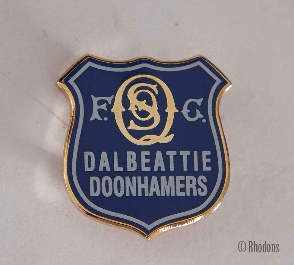 Queen Of The South F C,  Dalbeattie Doonhammers Pin Badge