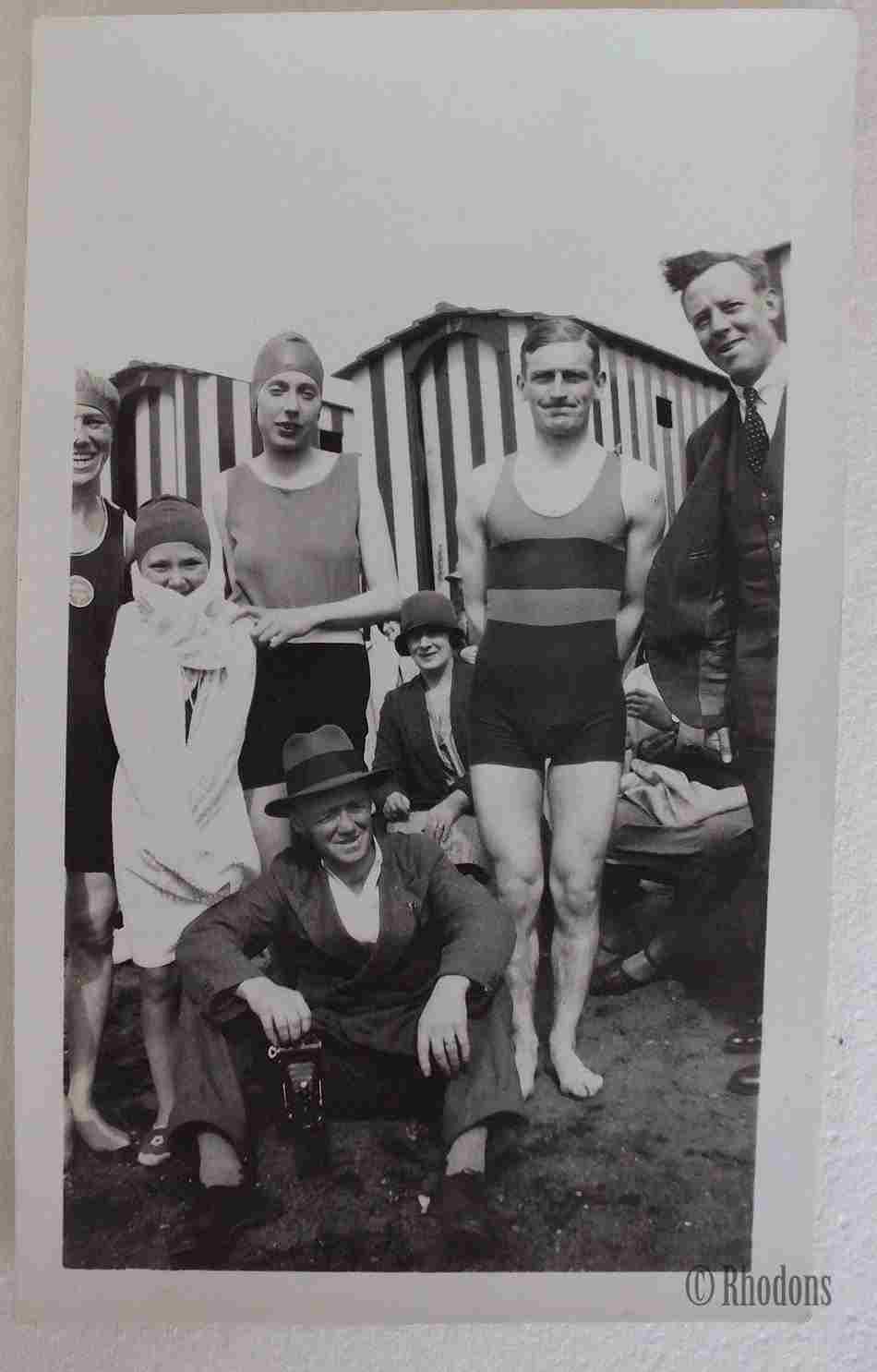 Family Group, Beach Boys & Beach Huts - c1920/30s