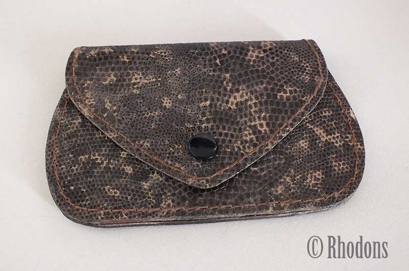 Snakeskin Purse-Coin Purse-Circa 1950s