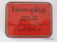 Elastoplast First Aid Dressings, Vintage Packaging Tin