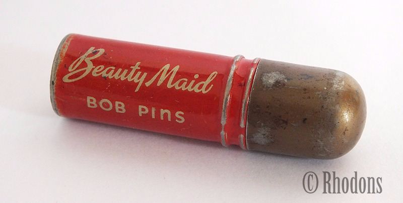Vintage Bob Pins Case / Needle Case, Beauty Maid