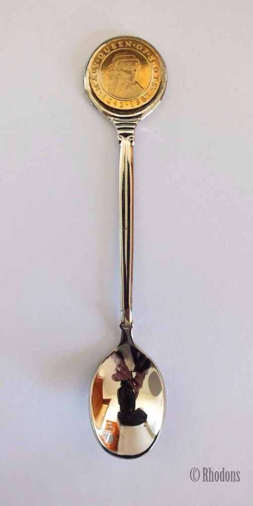 Mary Queen Of Scots 1542-1587 Commemorative Silver Plated Coffee Spoon