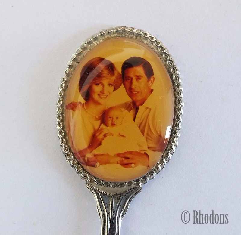 HRH Prince William Of Wales Birth, Souvenir Silver Plated Tea Spoon