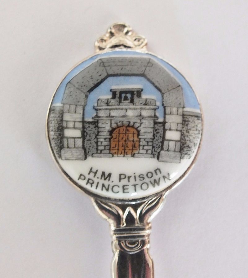 HM Prison, Princetown, Dartmoor-Stuart Silver Plate Souvenir Spoon