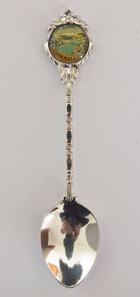 Looe Cornwall, Stuart Silver Plate Souvenir Spoon