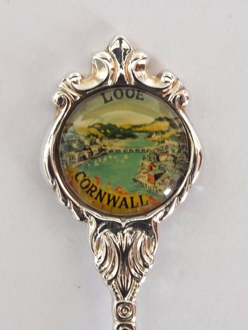 Looe Cornwall, Stuart Silver Plate Souvenir Spoon