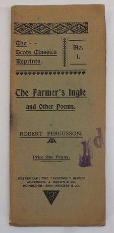The Farmers Ingle & Other Poems by Robert Fergusson 