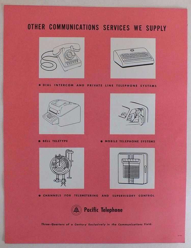 Pacific Telephone Your Cord Switchboard System, Advertising Brochure, Circa 1950s