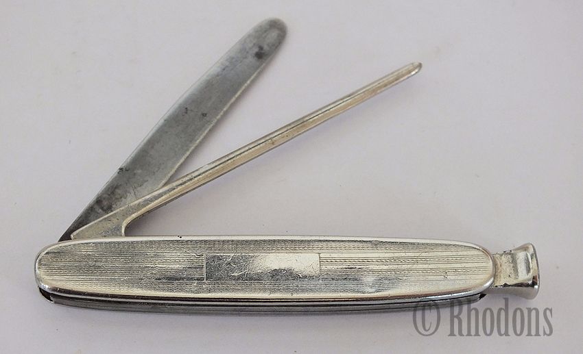 Vintage Pipe Smokers Pocket Knife, Multi-Tool