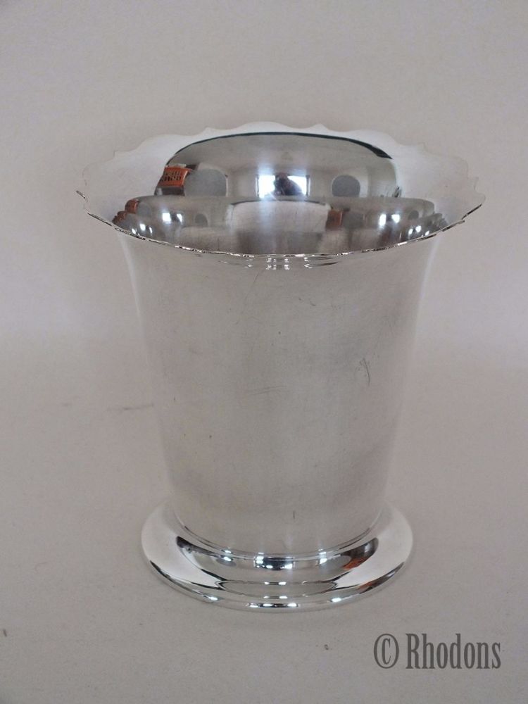 Vintage Silverplate Vase, Table Decoration, Early 1900s