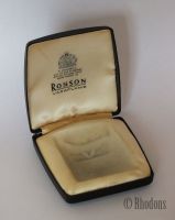 Vintage Ronson Varaflame Cigarette Lighter Presentation Case - Empty