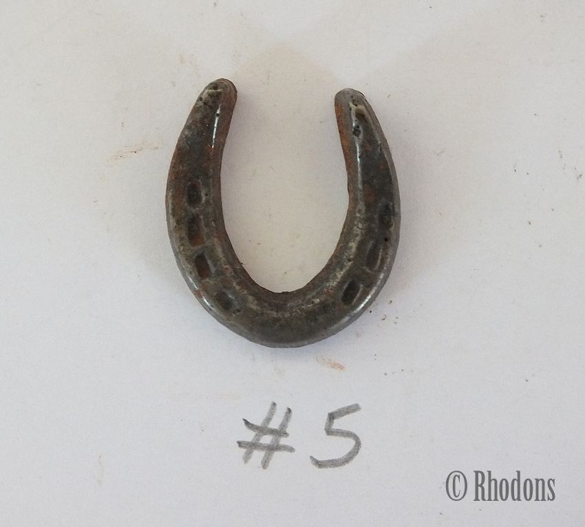 Miniature Blacksmith Made / Forged Lucky Horseshoe | Vintage Souvenirs