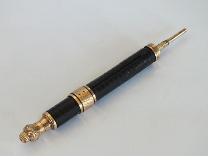 Combination Dip Pen & Pencil by Horace M Smith & Co.New York, Circa 1880s, 1890s 