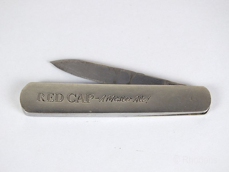 Brewery Advertising Folding Penknife For Red Cap Ales-A Master Ale
