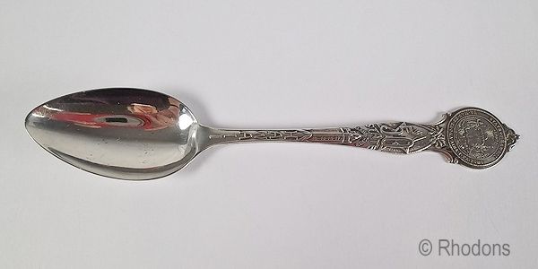Hawaii Becoming 50th State, 1959, Sterling Silver Souvenir Spoon 