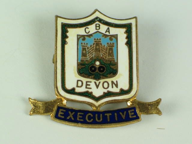 Devon County Bowling Association Executive Enamel Badge