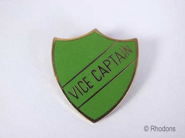 Vice Captain Shield Badge, Green