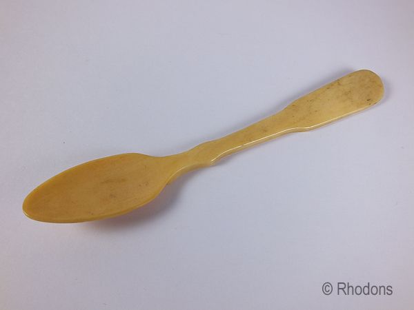 Carved Bone Chutney Spoon