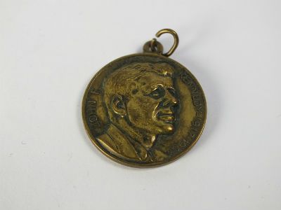 John F Kennedy & Pope John XXIII Bronze Medal, 1963
