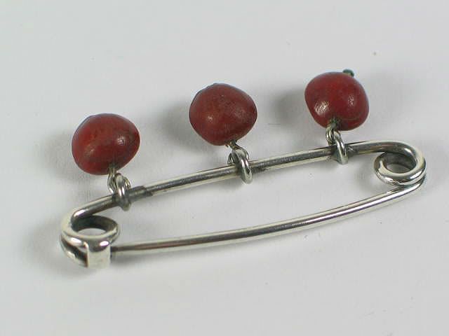 Antique Safety Pin Brooch-Circa Early 1900s