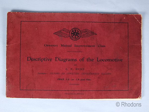 Descriptive Diagrams Of The Locomotive By A F Hunt, Oswestry Mutual Improve