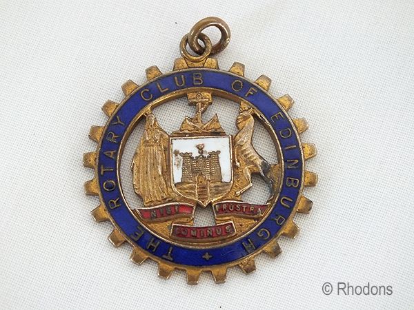 Rotary Club Of Edinburgh Fob Medal