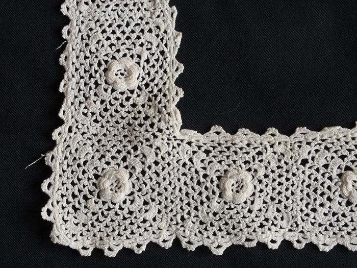 Irish Lace Collar, Victorian, Edwardian Era
