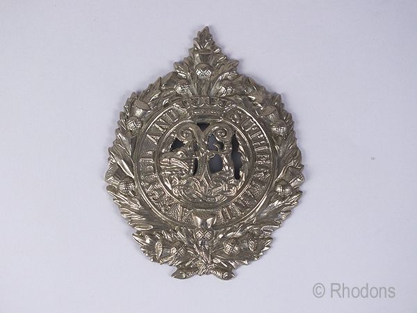 Argyll And Sutherland Highlanders Cap Badge