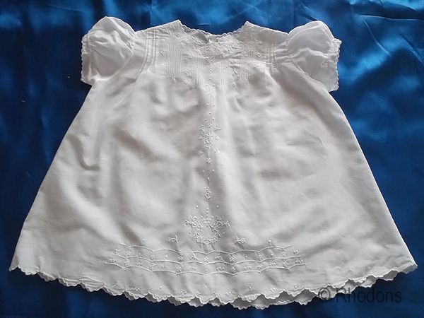 hand work baby dress