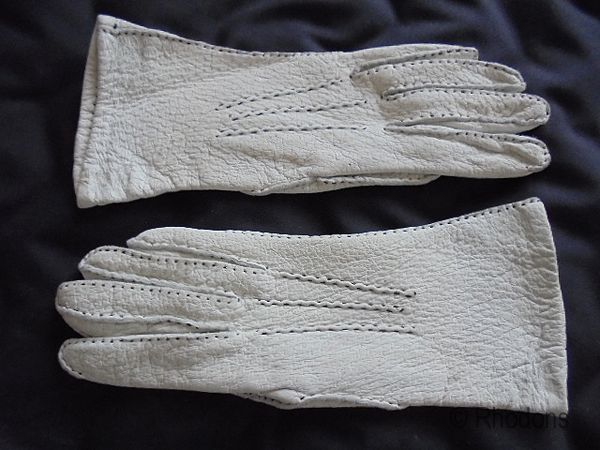Vintage Leather Gloves, Circa 1950s