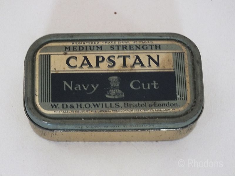 Tobacco Tin For Capstan Navy Cut Tobacco