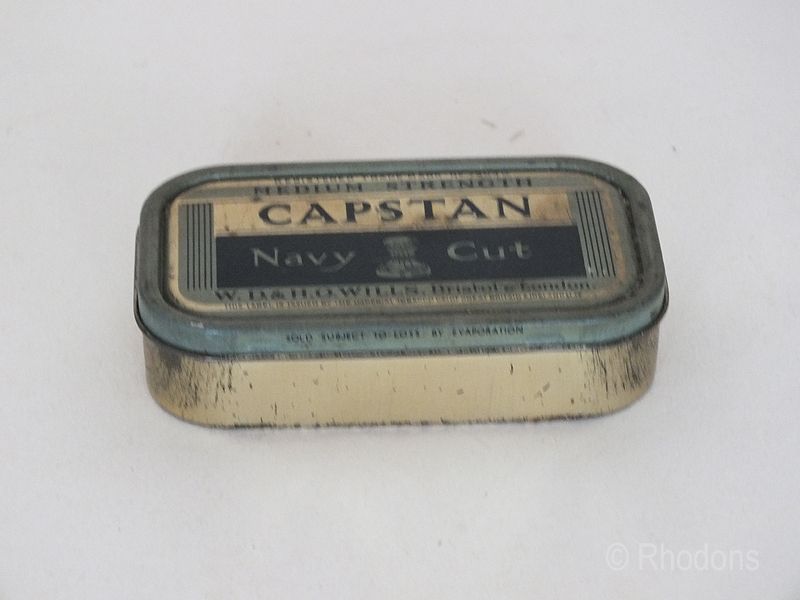 Tobacco Tin For Capstan Navy Cut Tobacco