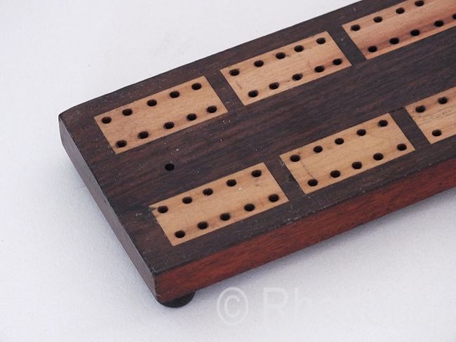 Wooden Cribbage Game Score Board