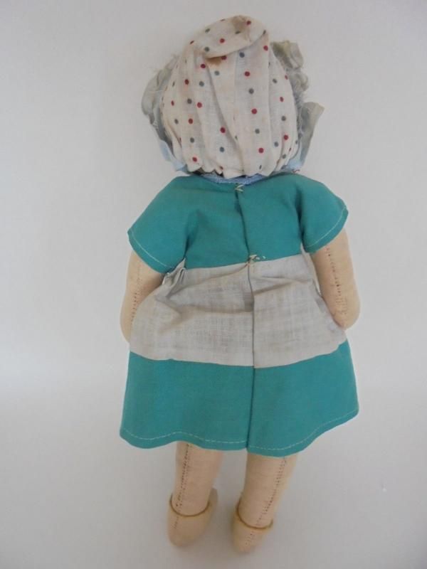 Mask Face Cloth Doll, Rag Doll, Circa 1930/40s