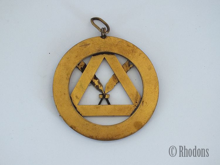 Scottish Masonic Pendant Collar Jewel, Dumfriesshire & Galloway Chapter