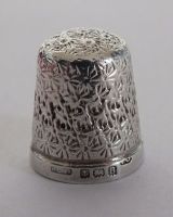 Sterling Silver Thimble, Henry Griffith & Sons,  Birmingham 1969