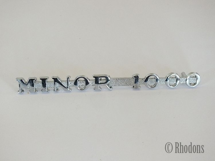 Minor 1000 Chromed Badge (1962-1971)