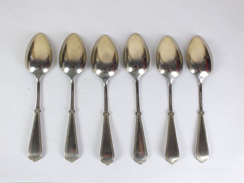 Daniel & Arter Brazilian Silver Teaspoons x6