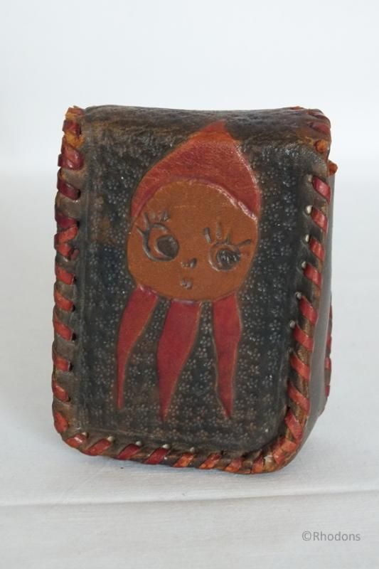 Miniature Goodall Playing Cards & Figural Leather Wallet