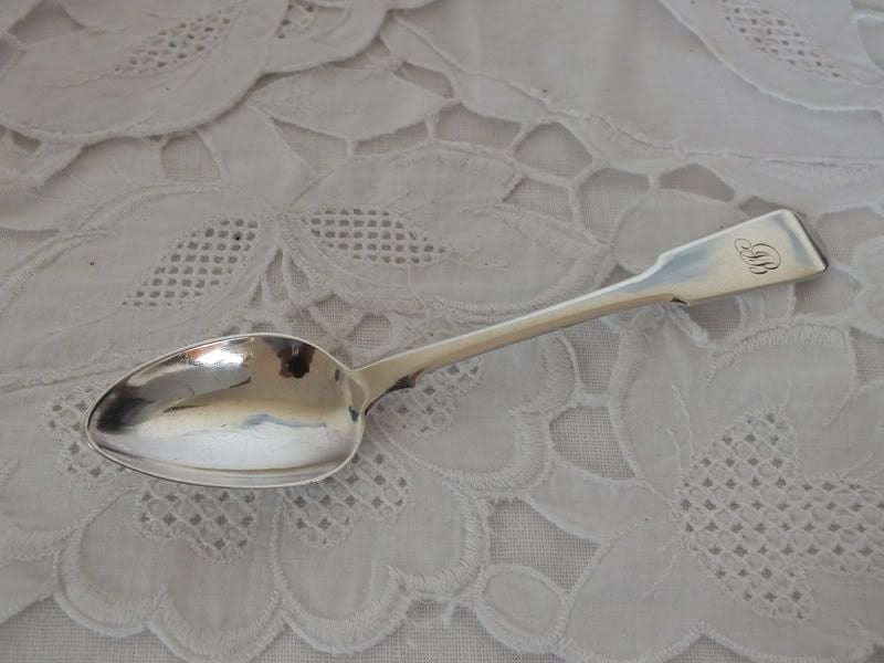 Scottish Silver Teaspoon By Peter Aitkin, Glasgow 1831 