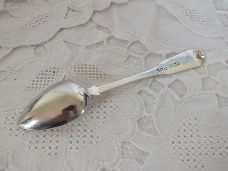 Scottish Silver Teaspoon By Peter Aitkin, Glasgow 1831