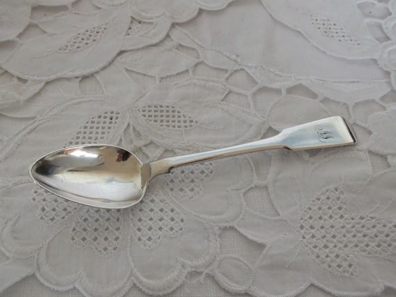 Antique Scottish Silver Teaspoon, Peter Aitkin, Glasgow 1831