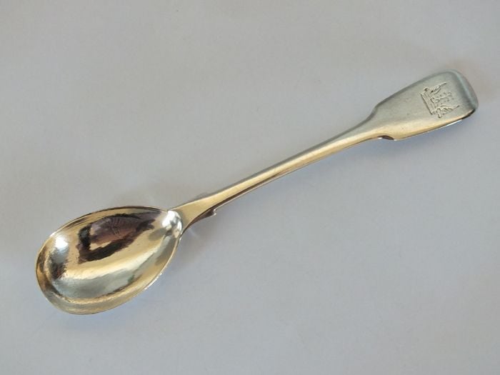 Sterling Silver Mustard Spoon- Robert Hennell II, London 1832