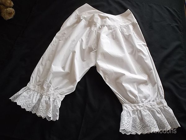 Victorian Pantaloon Bloomers, Back Flap Button Type, Circa 1890s ...