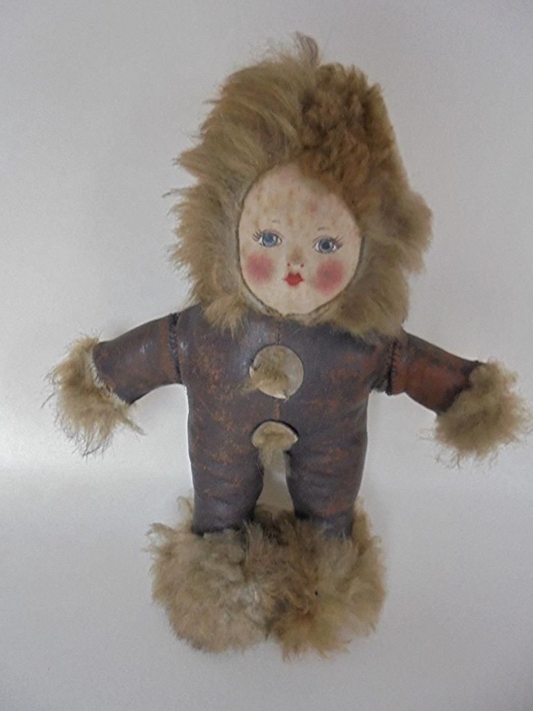 Face Mask Cloth Doll-Eskimo-Circa 1930s