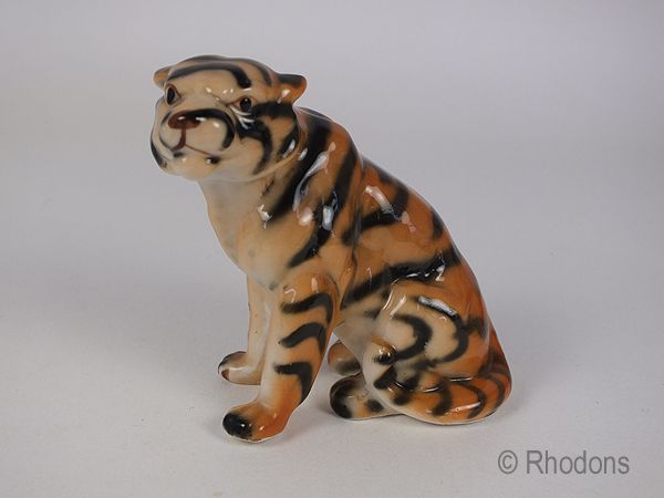 Ceramic Tiger Figure (Lot #2)