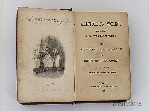 Aristotles Works Containing Directions For Midwives  