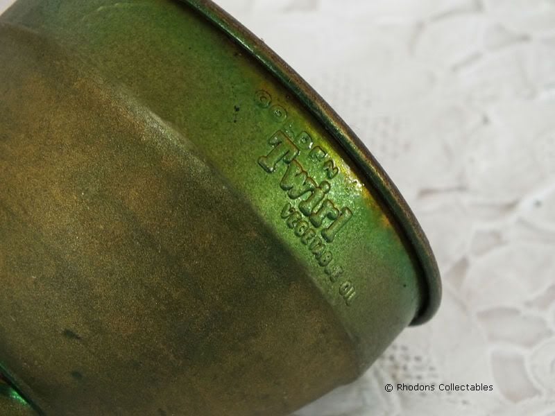 Cooking Oil Filter Funnel-Golden Twirl Vegetable Oil Advertising-Circa 1930s Kitchenalia