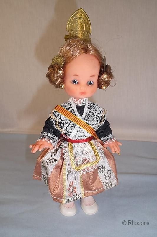 Monny Farita Spain Souvenir Doll, Boxed, Circa  1950/60s