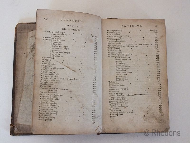 Maciver's Cookery Book - 1788 Edition